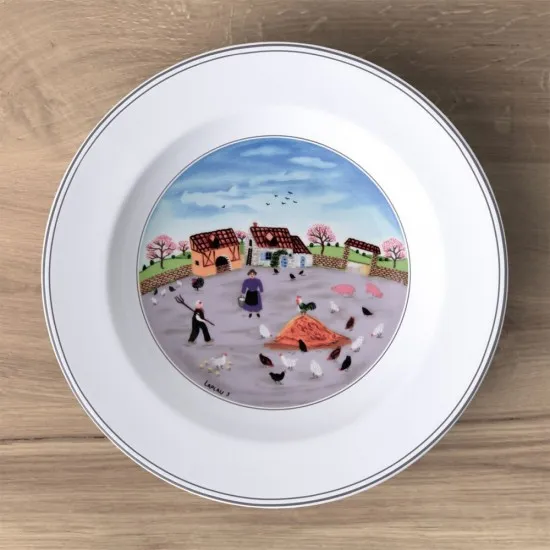 Design Naif mélytányér Baromfiudvar 2,5 dl 21 cm