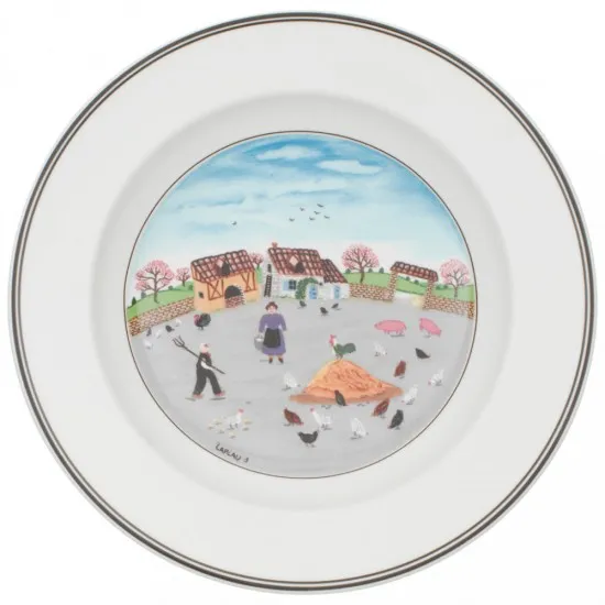 Design Naif mélytányér Baromfiudvar 2,5 dl 21 cm