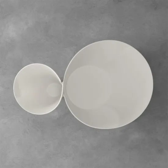 NewWave attraktív dupla tál 49x27cm