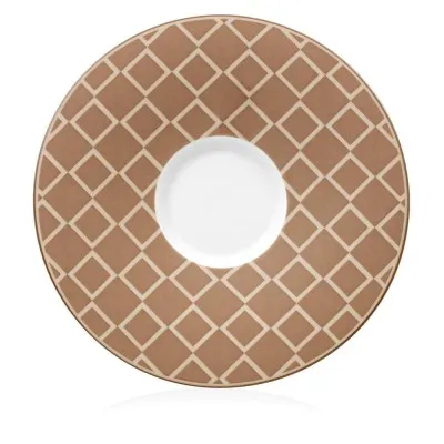 Caffe Club Uni karamell reggelizőcsésze alj 17cm
