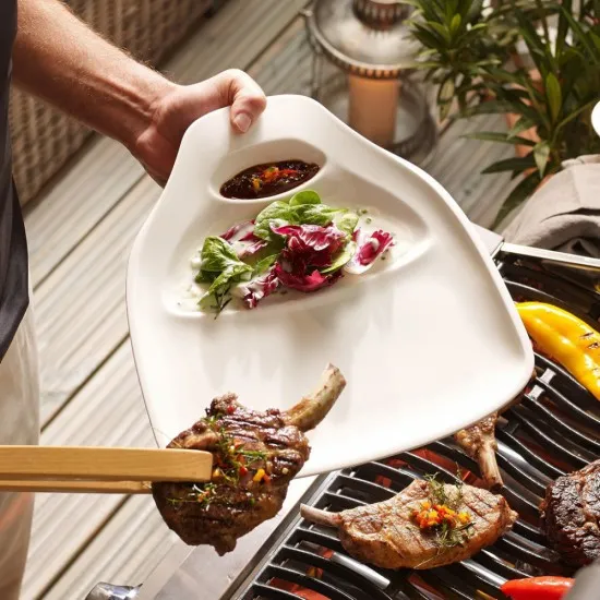 BBQ Passion steak tányér L 2 db 30x29 cm