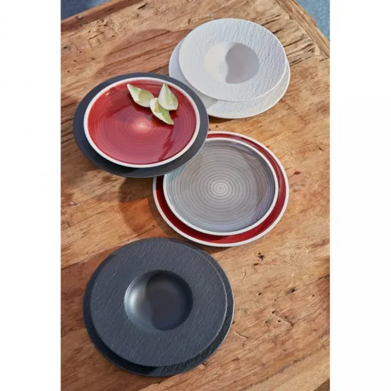 Manufacture Gris lapostányér 27 cm