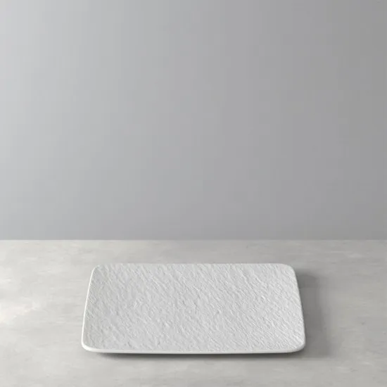 Manufacture Rock Blanc szögletes gourmet tányér 33 cm