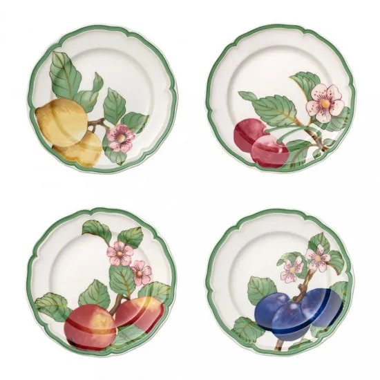 French Garden Modern Fruits lapostányér 4 db 26 cm
