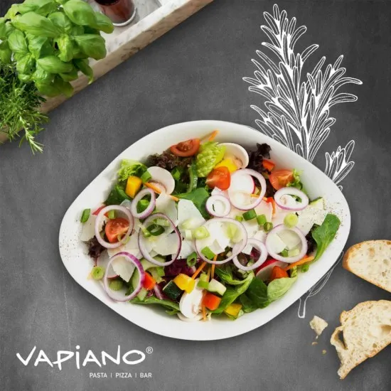 Vapiano salátástálka 2 db 8 dl 21x17 cm