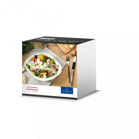 Vapiano salátástálka 2 db 8 dl 21x17 cm