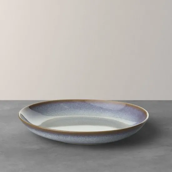 Lave beige univerzális, peremes lapostányér 28x27x4,3cm