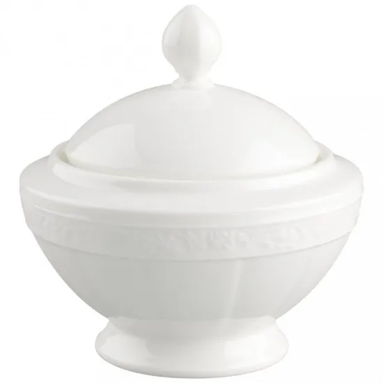 White Pearl cukortartó 6 személyes 3,5 dl