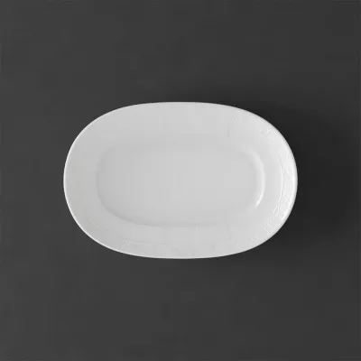 White Pearl ováltálka, csészealj szószkiöntőhöz 22cm