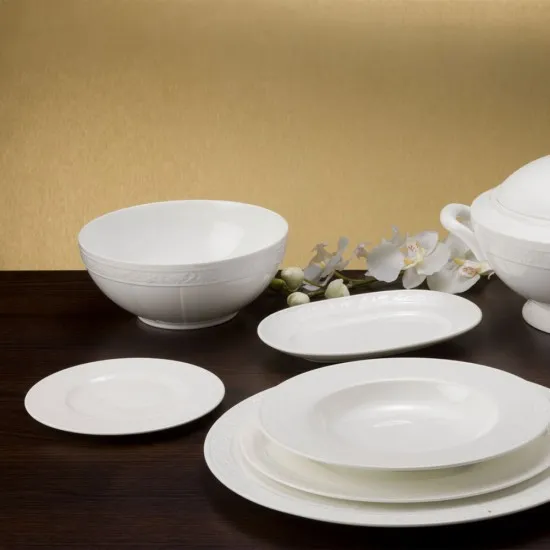 White Pearl ováltálka, csészealj szószkiöntőhöz 22cm