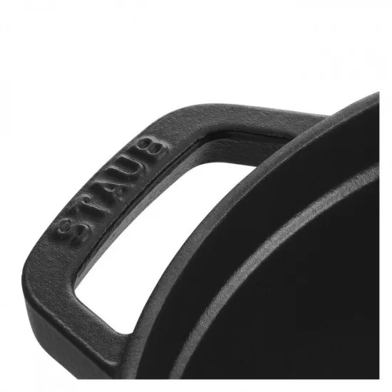 Staub öntöttvas edény | fekete | kerek | 24 cm | 3.79l