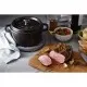 Staub öntöttvas edény | fekete | kerek | 30 cm | 8,35l