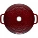 Staub öntöttvas edény | Grenadine-vörös | kerek | 26 cm | 4.90l