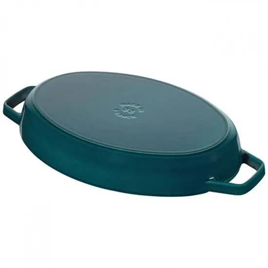 Staub sütőtál tetővel| La-Mer | ovális | 32 cm | 2,8l