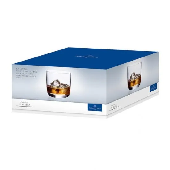 La Divina whiskyspohár 4 db 3,6 dl 94mm