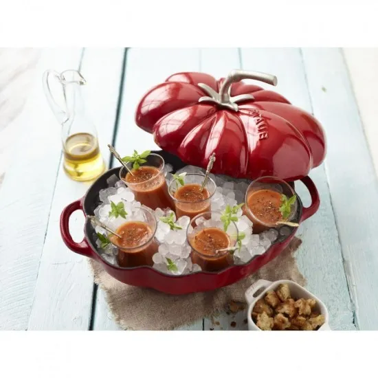 Staub öntöttvas edény | piros | tomato | 25 cm | 2,9l
