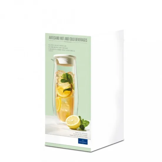 Artesano Hot Beverages üveg karafé tetővel 1l 268mm