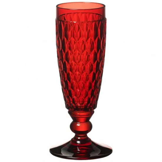Boston coloured pezsgőspohár piros 1,5 dl 163mm Boston coloured pezsgőspohár piros 1,5 dl 163mm