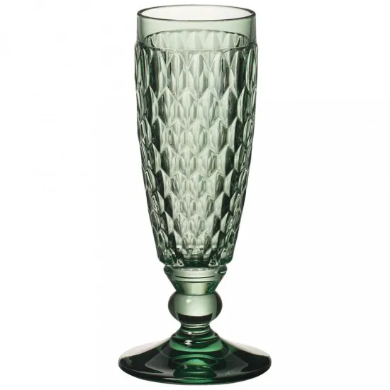 Boston coloured pezsgőspohár zöld 1,5 dl 163mm