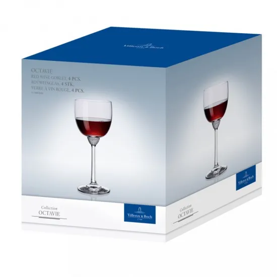 Octavie vörösboros pohár 2,8 dl 196mm