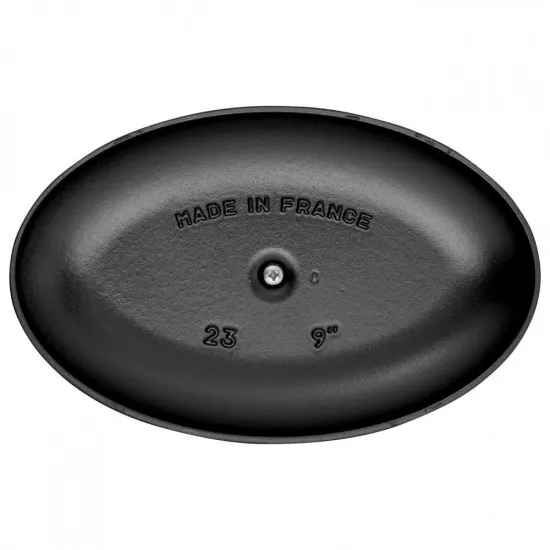 Staub La Coquette| fekete | ovális 23 cm