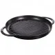 Staub öntöttvas kerek grillserpenyő fekete 1,2 l 30 cm Staub öntöttvas kerek grillserpenyő fekete 1,2 l 30 cm