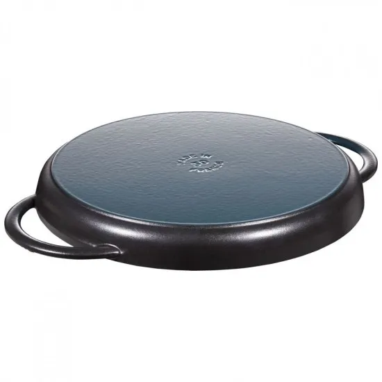 Staub öntöttvas kerek grillserpenyő fekete 1,2 l 30 cm Staub öntöttvas kerek grillserpenyő fekete 1,2 l 30 cm