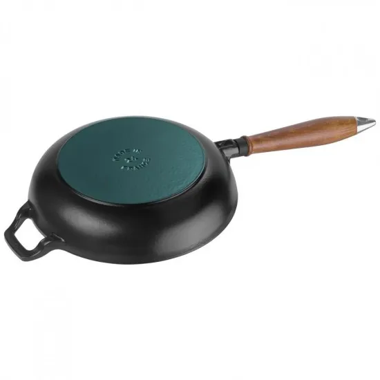 Staub serpenyő | fekete | kerek | 24 cm Staub serpenyő | fekete | kerek | 24 cm