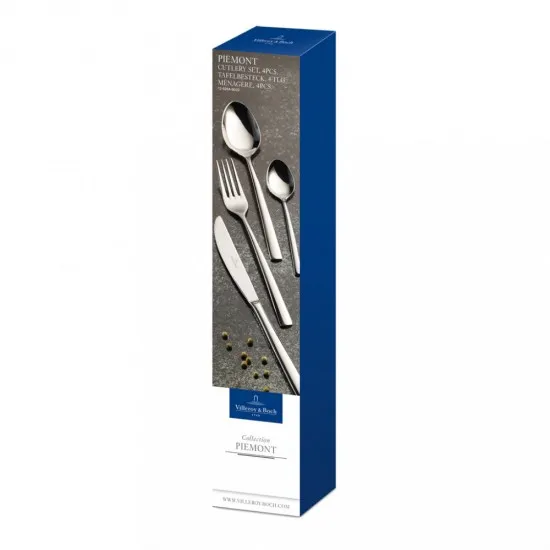 Piemont evőeszköz készlet 4 darabos 1 személyes 23x4,5x3 cm