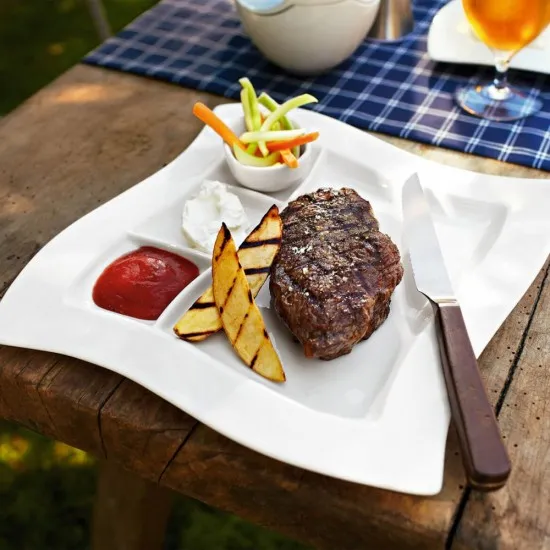 Texas pizza-steakkés készlet 6 darabos 232mm