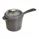 Staub öntöttvas mártásos edény | szürke | kerek | 14 cm | 1,2l Staub öntöttvas mártásos edény | szürke | kerek | 14 cm | 1,2l