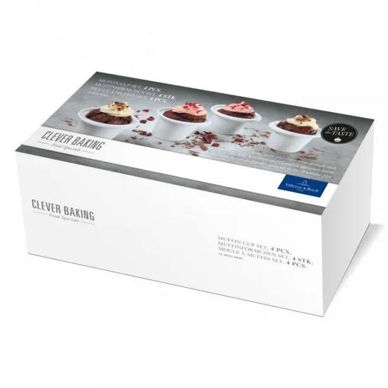 Clever Baking muffin sütőtálka 4 db 1 dl 9 cm