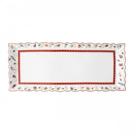 Toy's Delight süteményes tál szögletes 39x16 cm