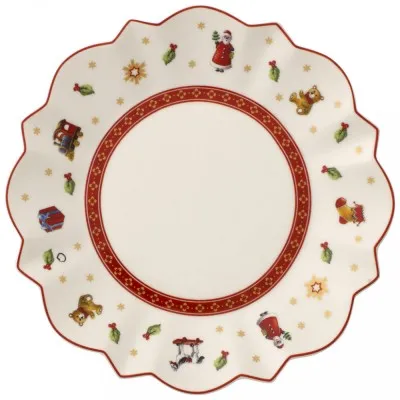 Toy's Delight kenyerestányér fehér 17 cm