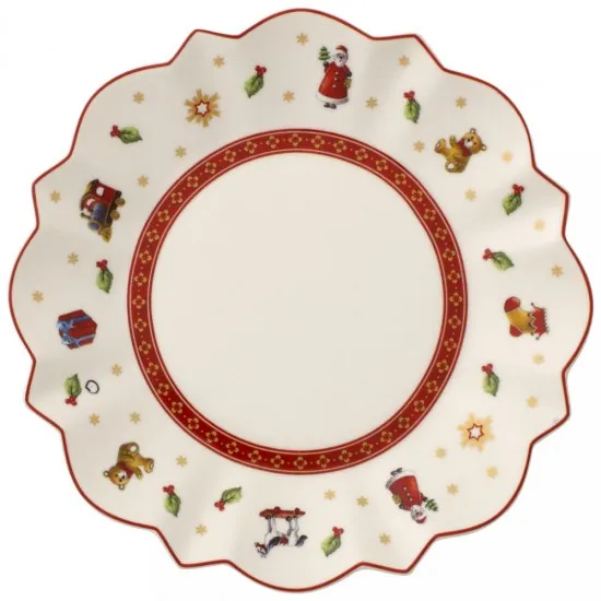 Toy's Delight kenyerestányér fehér 17 cm