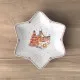 Winter Bakery Delight csillagtálka Mézeskalács házak 24,5cm