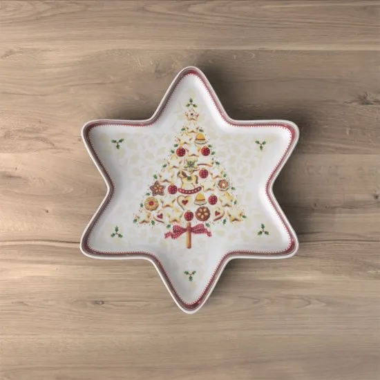 Winter Bakery Delight csillag alakú tál nagy 37,5x33cm