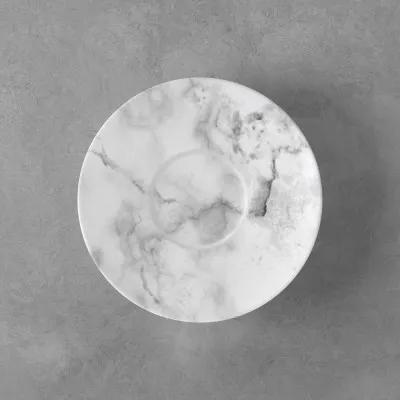 Marmory csészealj kávéscsészéhez fehér 16x16x2cm