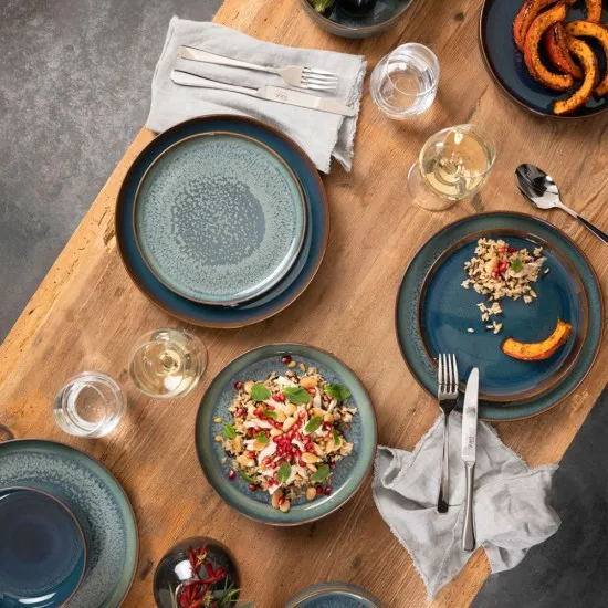 Crafted Breeze tányérkészlet 2 személyes 4 darabos