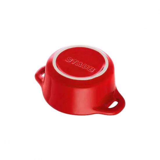 Staub kerámia Mini Cocotte | 10cm | 0,2 l | meggypiros | kerek