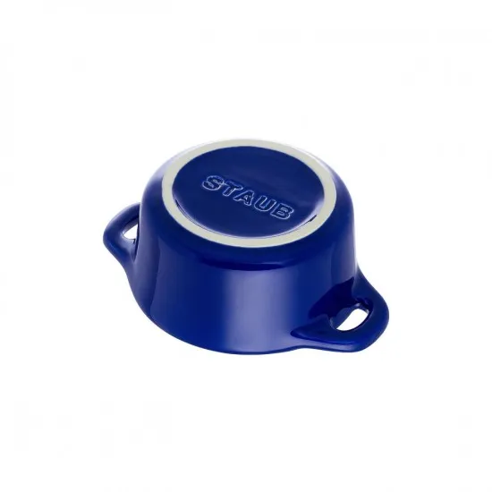 Staub kerámia mini edény10 cm, 0,2 l sötétkék