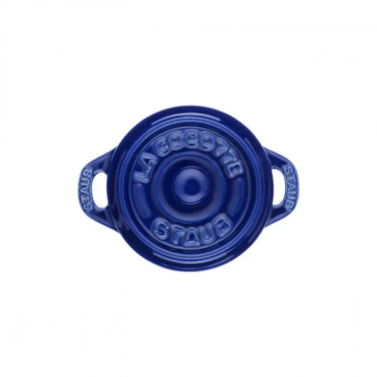 Staub kerámia mini edény10 cm, 0,2 l sötétkék