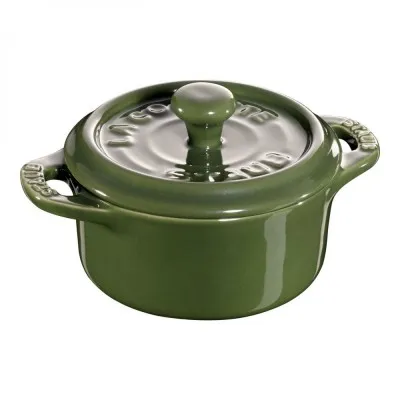 Staub kerámia Mini Cocotte | 10cm | 0.20l | zöld | kerek