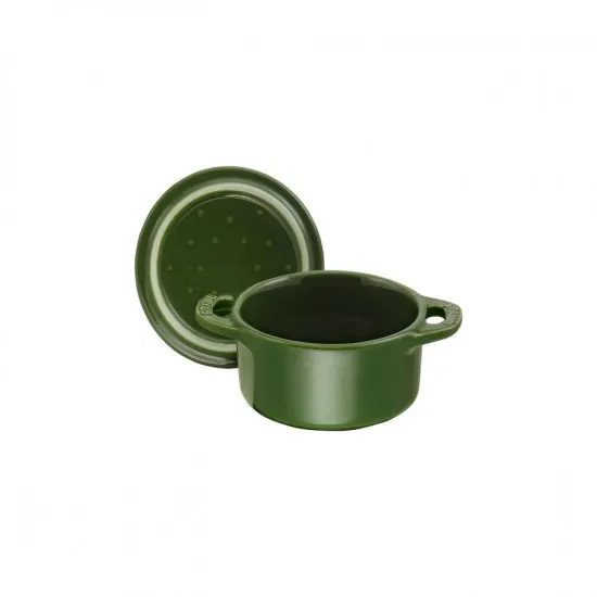 Staub kerámia Mini Cocotte | 10cm | 0.20l | zöld | kerek