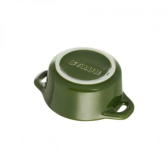 Staub kerámia Mini Cocotte | 10cm | 0.20l | zöld | kerek