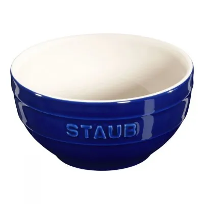 Staub kerámia tálka | 12cm |  sötétkék | kerek | 0,4 l