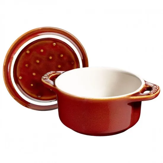 Staub kerámia Mini Cocotte | 10cm | 0.20l | rézszínű | kerek