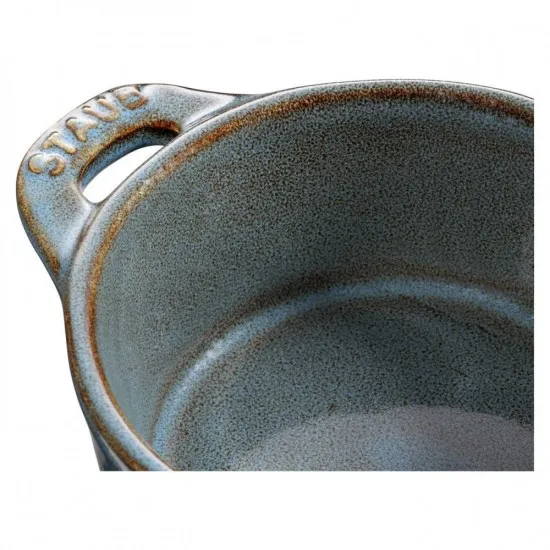 Staub kerámia Mini Cocotte | 10cm | 0.20l | türkiz | kerek