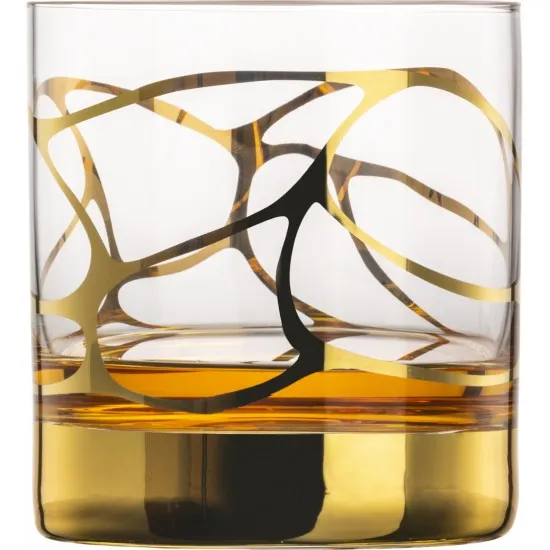 Eisch Stargate 2 db wishkys pohár arany