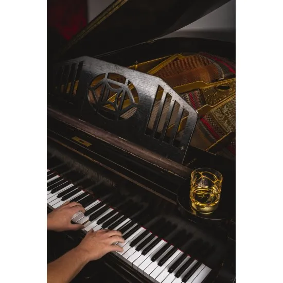 Eisch Stargate 2 db wishkys pohár arany